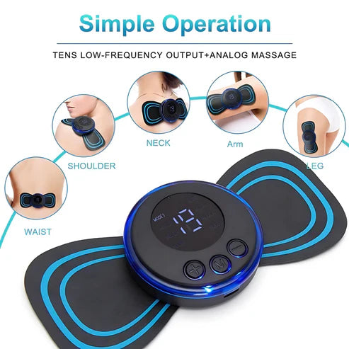 RELAX PATCH PRO Body Massager -Mini Portable Massager with 8 Modes